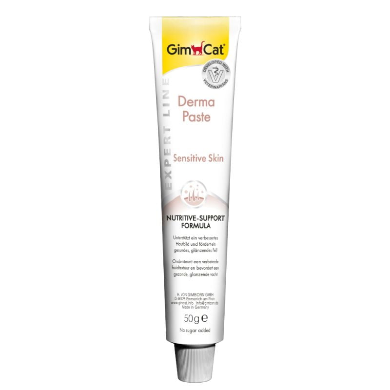خمیر پوست و موی حساس گربه GimCat مدل Derma Paste وزن 50 گرم - نمای 4 خمیر پوست و موی حساس گربه GimCat مدل Derma Paste وزن 50 گرم - تصویر 4