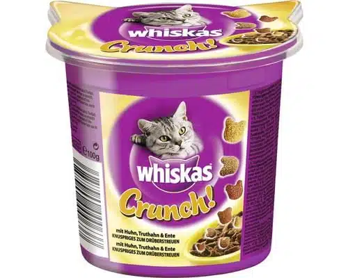 تشویقی گربه ویسکاس مدل کرانچ با طعم طیور وزن 100 گرم تشویقی گربه ویسکاس مدل کرانچ با طعم طیور وزن 100 گرم - تصویر اصلی محصول