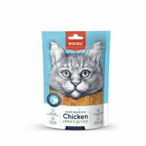 تشویقی گربه ونپی مدل chicken Jerky Bites بسته 80 گرمی تشویقی گربه ونپی مدل chicken Jerky Bites بسته 80 گرمی - تصویر اصلی محصول