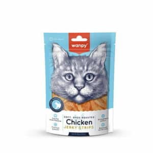 تشویقی گربه ونپی مدل Chicken Jerky Strips بسته 80 گرمی تشویقی گربه ونپی مدل Chicken Jerky Strips بسته 80 گرمی - تصویر اصلی محصول