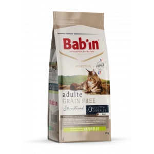 غذای خشک گربه بالغ بدون غلات بابین با طعم مرغ وزن 8 کیلوگرم غذای خشک گربه بالغ بدون غلات بابین با طعم مرغ وزن 8 کیلوگرم - تصویر اصلی محصول