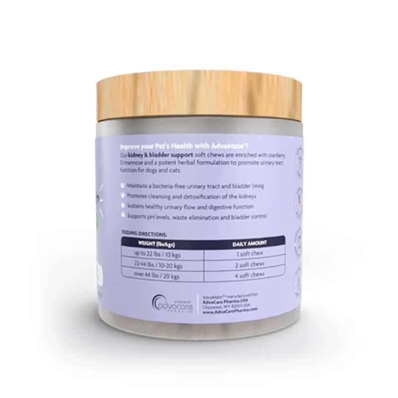 قرص جویدنی مکمل رنال سگ و گربه ادواکر آمریکا – تقویت و درمان کلیه و مجاری ادرار، ۹۰ عددی - نمای 3 قرص جویدنی مکمل رنال سگ و گربه ادواکر آمریکا – تقویت و درمان کلیه و مجاری ادرار، ۹۰ عددی - تصویر 3