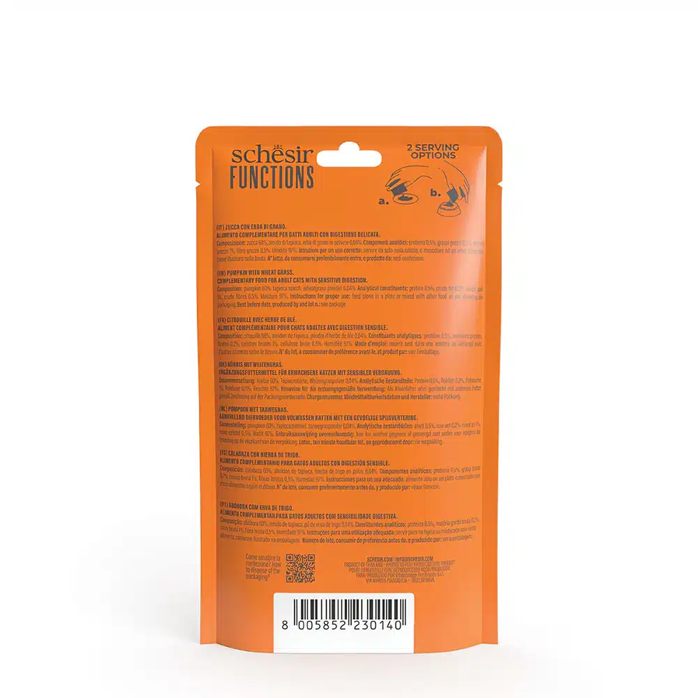 پوچ گربه شسیر دایجستیو مخصوص گوارش حساس – ۴۰ گرمی - تصویر 4