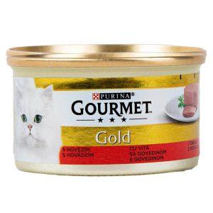 کنسرو گربه گورمت گلد پته وزن 85 گرمی با طعم گوشت کنسرو گربه گورمت گلد پته وزن 85 گرمی با طعم گوشت - تصویر اصلی محصول