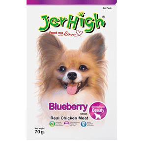 تشویقی سگ جرهای با طعم بلوبری وزن 70 گرم تشویقی سگ جرهای با طعم بلوبری وزن 70 گرم - تصویر اصلی محصول