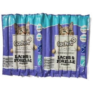 تشویقی مدادی گربه😺 کچت با طعم ماهی سالمون و قزل آلا بسته ۱۰ عددی تشویقی مدادی گربه😺 کچت با طعم ماهی سالمون و قزل آلا بسته ۱۰ عددی - تصویر اصلی محصول