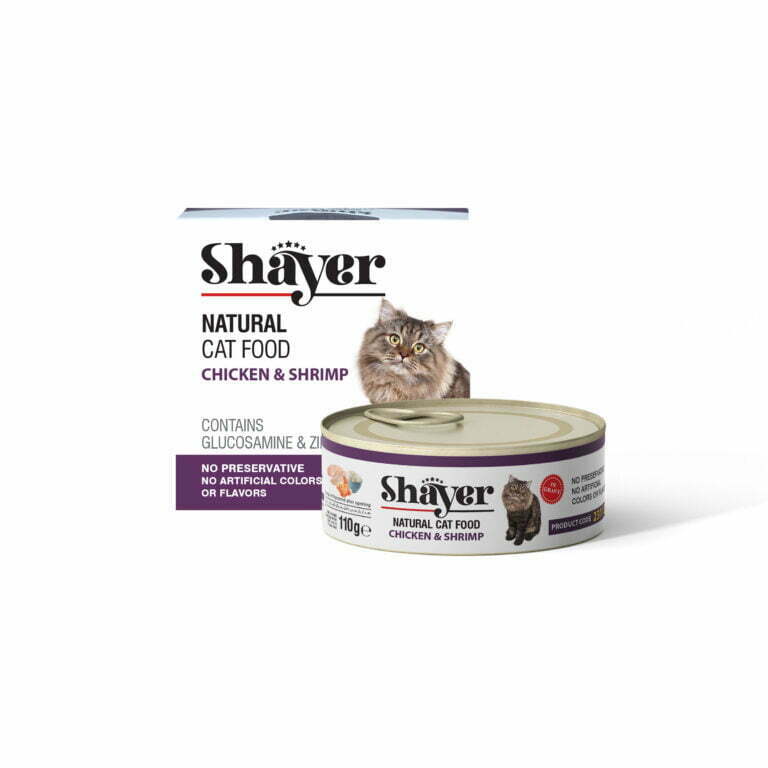 کنسرو گربه شایر مدل نچرال با طعم مرغ و میگو وزن 110 گرم - نمای 2 کنسرو گربه شایر مدل نچرال با طعم مرغ و میگو وزن 110 گرم - تصویر 2