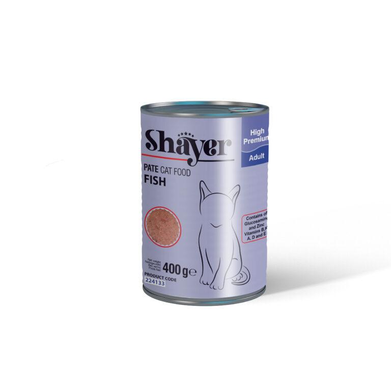 کنسرو گربه شایر با طعم ماهی وزن 400 گرم - نمای 2 کنسرو گربه شایر با طعم ماهی وزن 400 گرم - تصویر 2