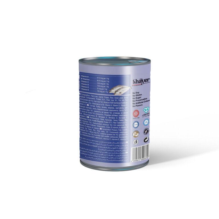 کنسرو گربه شایر با طعم ماهی وزن 400 گرم - نمای 5 کنسرو گربه شایر با طعم ماهی وزن 400 گرم - تصویر 5