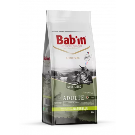 غذای خشک گربه بالغ بابین با طعم اردک بسته 1 کیلوگرمی (فله) - نمای 7 غذای خشک گربه بالغ بابین با طعم اردک بسته 1 کیلوگرمی (فله) - تصویر 7