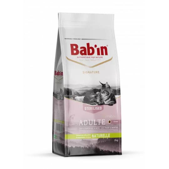 غذای خشک گربه بالغ بابین با طعم سالمون وزن 1 کیلوگرم (فله) - نمای 2 غذای خشک گربه بالغ بابین با طعم سالمون وزن 1 کیلوگرم (فله) - تصویر 2