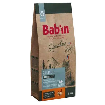 غذای بچه گربه بابین با طعم مرغ بسته ۱.۵ کیلویی - نمای 2 غذای بچه گربه بابین با طعم مرغ بسته ۱.۵ کیلویی - تصویر 2