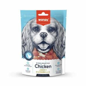 تشویقی سگ ونپی مدل Chicken Jerky Dumbbells بسته 100 گرمی تشویقی سگ ونپی مدل Chicken Jerky Dumbbells بسته 100 گرمی - تصویر اصلی محصول