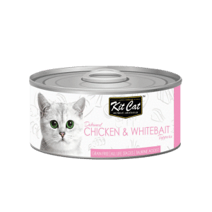 کنسرو گربه کیت کت مدل تکه ای مرغ و ماهی وایت بیت وزن 80 گرم کنسرو گربه کیت کت مدل تکه ای مرغ و ماهی وایت بیت وزن 80 گرم - تصویر اصلی محصول
