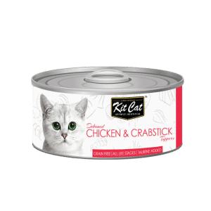 کنسرو گربه کیت کت مدل تکه ای مرغ و فیله خرچنگ وزن 80 گرم کنسرو گربه کیت کت مدل تکه ای مرغ و فیله خرچنگ وزن 80 گرم - تصویر اصلی محصول