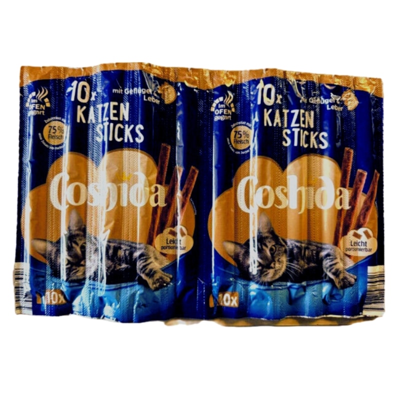 تشویقی مدادی گربه کوشیدا با طعم مرغ و جگر (۱۰ عددی) - نمای 3 تشویقی مدادی گربه کوشیدا با طعم مرغ و جگر (۱۰ عددی) - تصویر 3