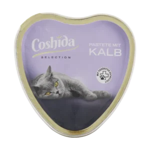 ووم قلبی گربه کوشیدا با طعم گوشت گوساله وزن 85 گرم - تصویر اصلی محصول