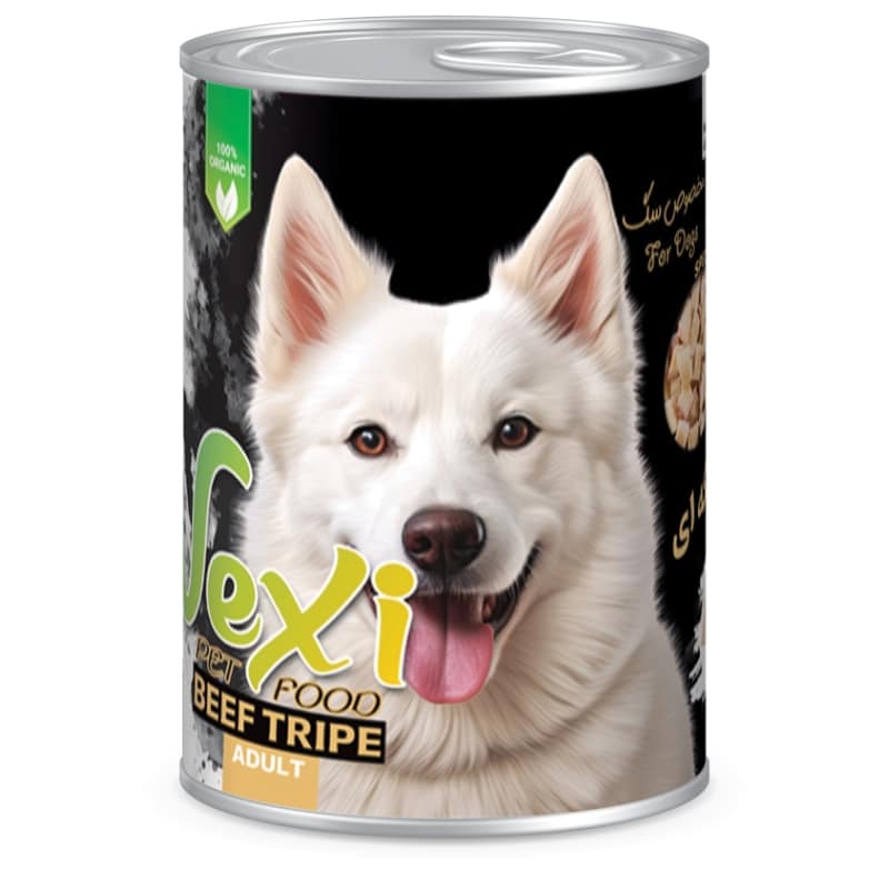 کنسرو سگ وکسی مدل تکه ای با طعم سیرابی ۴۰۰ گرمی - نمای 2 کنسرو سگ وکسی مدل تکه ای با طعم سیرابی ۴۰۰ گرمی - تصویر 2