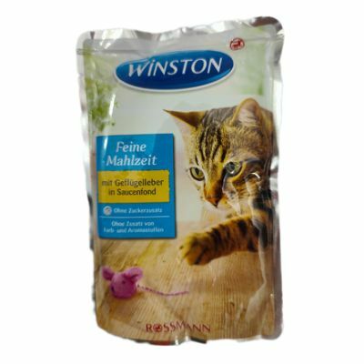 پوچ گربه وینستون با طعم جگر طیور در مخلوط سس وزن 100 گرم - نمای 3 پوچ گربه وینستون با طعم جگر طیور در مخلوط سس وزن 100 گرم - تصویر 3