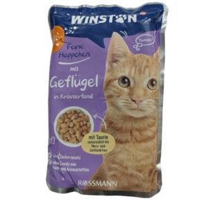 پوچ گربه وینستون با طعم طیور در آب سبزیجات وزن 100 گرم پوچ گربه وینستون با طعم طیور در آب سبزیجات وزن 100 گرم - تصویر اصلی محصول