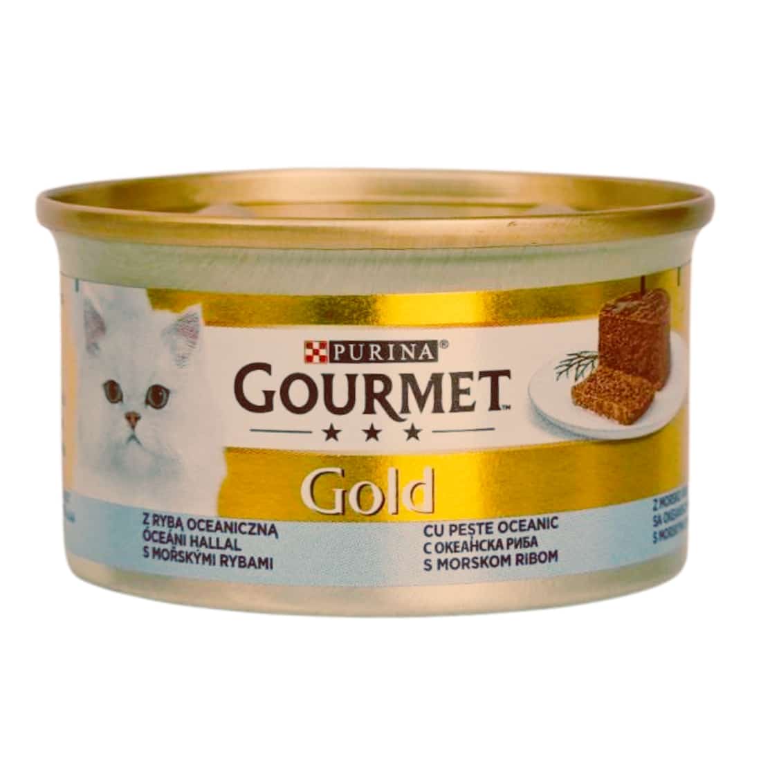 کنسرو گربه گورمت گلد (آلمانی) پته با طعم ماهی وزن 85 گرم - نمای 2 کنسرو گربه گورمت گلد (آلمانی) پته با طعم ماهی وزن 85 گرم - تصویر 2