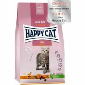 غذای خشک بچه گربه هپی کت با طعم اردک وزن 4 کیلوگرم غذای خشک بچه گربه هپی کت با طعم اردک وزن 4 کیلوگرم - تصویر اصلی محصول