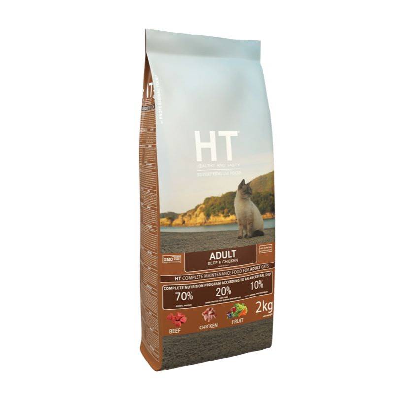 غذای خشک گربه بالغ HT با طعم گوشت و مرغ بسته 10 کیلوگرمی - نمای 3 غذای خشک گربه بالغ HT با طعم گوشت و مرغ بسته 10 کیلوگرمی - تصویر 3