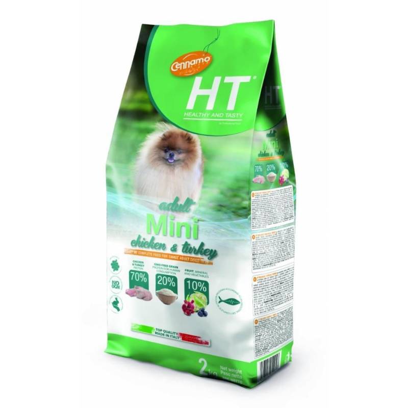 غذای خشک سگ ht (نژاد کوچک) با طعم مرغ و بوقلمون – وزن ۲ کیلوگرم - نمای 2 غذای خشک سگ ht (نژاد کوچک) با طعم مرغ و بوقلمون – وزن ۲ کیلوگرم - تصویر 2