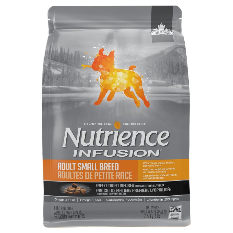 غذای سگ نژاد کوچک نوترینس مدل اینفیوژن با طعم مرغ – وزن 2.27 کیلوگرم - نمای 2 غذای سگ نژاد کوچک نوترینس مدل اینفیوژن با طعم مرغ – وزن 2.27 کیلوگرم - تصویر 2