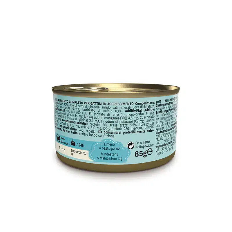 کنسرو بچه گربه شسیر مدل پته با طعم ماهی تن – ۸۵ گرمی - نمای 4 کنسرو بچه گربه شسیر مدل پته با طعم ماهی تن – ۸۵ گرمی - تصویر 4