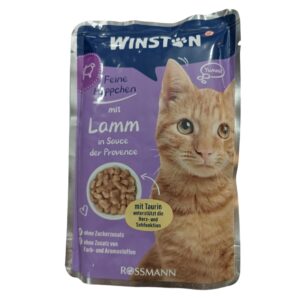 پوچ گربه وینستون با طعم گوشت بره در سس وزن 100 گرم پوچ گربه وینستون با طعم گوشت بره در سس وزن 100 گرم - تصویر اصلی محصول