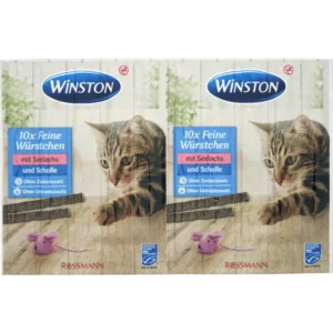 تشویقی مدادی گربه وینستون طعم ماهی سالمون و قزل آلا (10 عددی) تشویقی مدادی گربه وینستون طعم ماهی سالمون و قزل آلا (10 عددی) - تصویر اصلی محصول