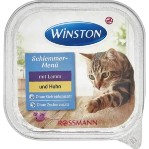 ووم گربه😸 وینستون با طعم گوشت بره و مرغ وزن 100 گرم ووم گربه😸 وینستون با طعم گوشت بره و مرغ وزن 100 گرم - تصویر اصلی محصول