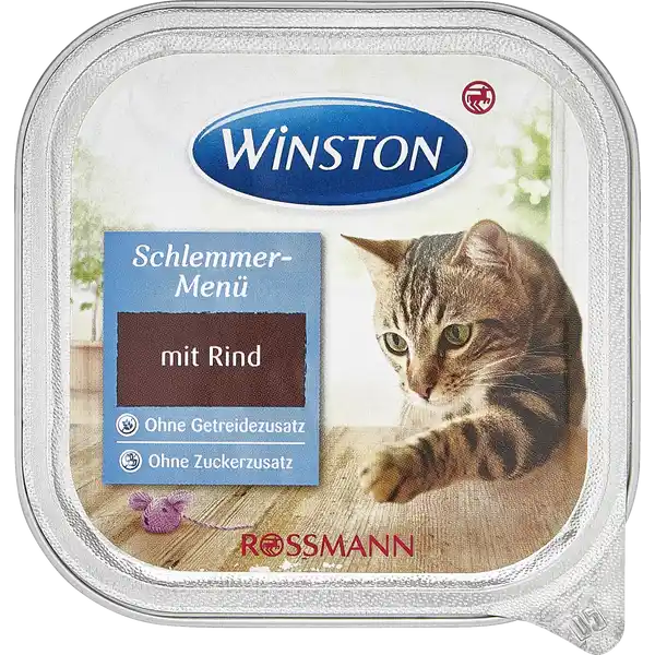 ووم گربه وینستون با طعم گوشت گاو وزن 100 گرم - نمای 2 ووم گربه وینستون با طعم گوشت گاو وزن 100 گرم - تصویر 2