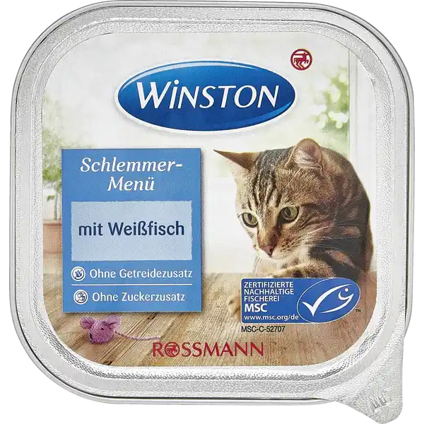 ووم گربه😸 وینستون با طعم ماهی سفید وزن 100 گرم - نمای 4 ووم گربه😸 وینستون با طعم ماهی سفید وزن 100 گرم - تصویر 4