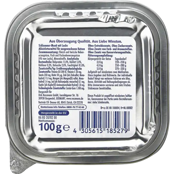 ووم گربه😸 وینستون با طعم ماهی سالمون وزن 100 گرم - نمای 3 ووم گربه😸 وینستون با طعم ماهی سالمون وزن 100 گرم - تصویر 3