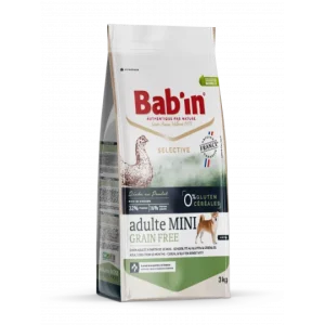 غذای خشک سگ بالغ نژاد کوچک بدون غلات بابین بسته 1 کیلوگرمی (فله) غذای خشک سگ بالغ نژاد کوچک بدون غلات بابین بسته 1 کیلوگرمی (فله) - تصویر اصلی محصول