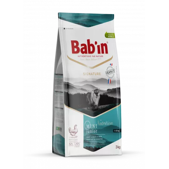 غذای خشک توله سگ نژاد کوچک بابین با طعم مرغ وزن 3 کیلوگرم - نمای 7 غذای خشک توله سگ نژاد کوچک بابین با طعم مرغ وزن 3 کیلوگرم - تصویر 7