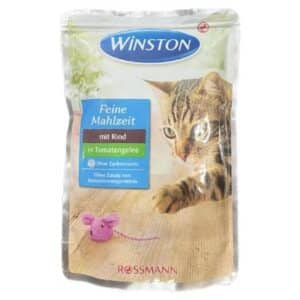 پوچ گربه وینستون با طعم گوشت گاو در ژله گوجه فرنگی وزن 100 گرم پوچ گربه وینستون با طعم گوشت گاو در ژله گوجه فرنگی وزن 100 گرم - تصویر اصلی محصول