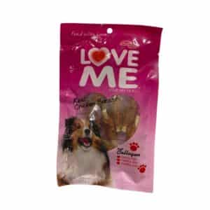 تشویقی سگ لاومی مدل نیم قلم دورپیچ مرغ ۶۰ گرمی تشویقی سگ لاومی مدل نیم قلم دورپیچ مرغ ۶۰ گرمی - تصویر اصلی محصول