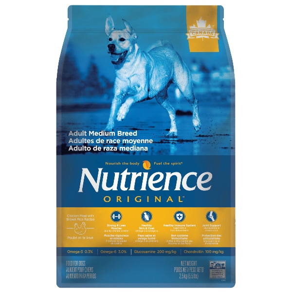 غذای سگ نژاد متوسط نوترینس مدل اورجینال با طعم مرغ وزن 11.5 کیلوگرم - نمای 2 غذای سگ نژاد متوسط نوترینس مدل اورجینال با طعم مرغ وزن 11.5 کیلوگرم - تصویر 2