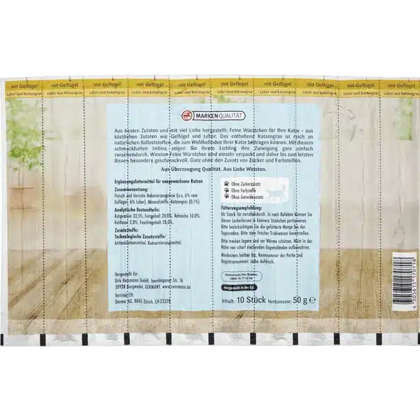تشویقی مدادی گربه وینستون طعم مرغ و جگر (10 عددی) - نمای 3 تشویقی مدادی گربه وینستون طعم مرغ و جگر (10 عددی) - تصویر 3