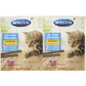 تشویقی مدادی گربه وینستون طعم مرغ و جگر (10 عددی) تشویقی مدادی گربه وینستون طعم مرغ و جگر (10 عددی) - تصویر اصلی محصول