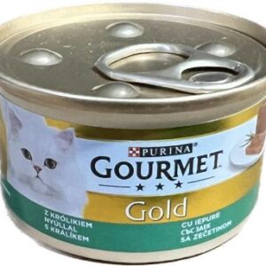 کنسرو گربه گورمت گلد (آلمانی) پته با طعم خرگوش وزن 85 گرم کنسرو گربه گورمت گلد (آلمانی) پته با طعم خرگوش وزن 85 گرم - تصویر اصلی محصول