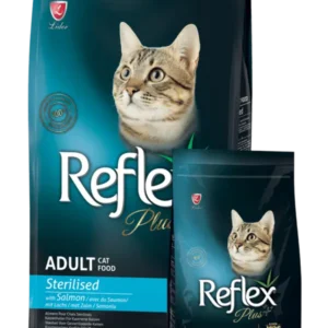 غذای خشک گربه بالغ عقیم شده رفلکس پلاس با طعم سالمون بسته 1.5 کیلوگرمی - تصویر اصلی محصول