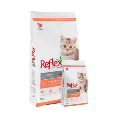 غذای خشک بچه گربه رفلکس با طعم مرغ وزن 15 کیلوگرم - نمای 2 غذای خشک بچه گربه رفلکس با طعم مرغ وزن 15 کیلوگرم - تصویر 2