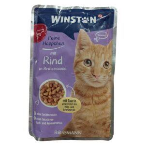 پوچ گربه وینستون با طعم گوشت گاو در سس گوشت وزن 100 گرم پوچ گربه وینستون با طعم گوشت گاو در سس گوشت وزن 100 گرم - تصویر اصلی محصول