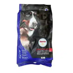 غذای خشک سگ بالغ سنسو (Senso) با طعم گوشت وزن 15 کیلوگرم - تصویر اصلی محصول