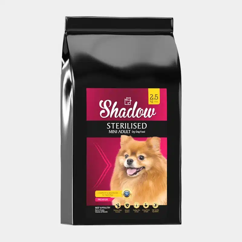 غذای خشک سگ نژاد کوچک عقیم شده شدو کیسه 2.5 کیلوگرمی - نمای 2 غذای خشک سگ نژاد کوچک عقیم شده شدو کیسه 2.5 کیلوگرمی - تصویر 2