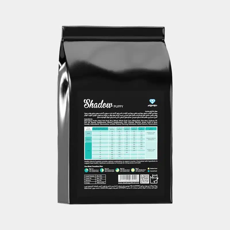 غذای خشک توله سگ نژاد کوچک شدو کیسه ۱ کیلوگرمی - نمای 3 غذای خشک توله سگ نژاد کوچک شدو کیسه ۱ کیلوگرمی - تصویر 3